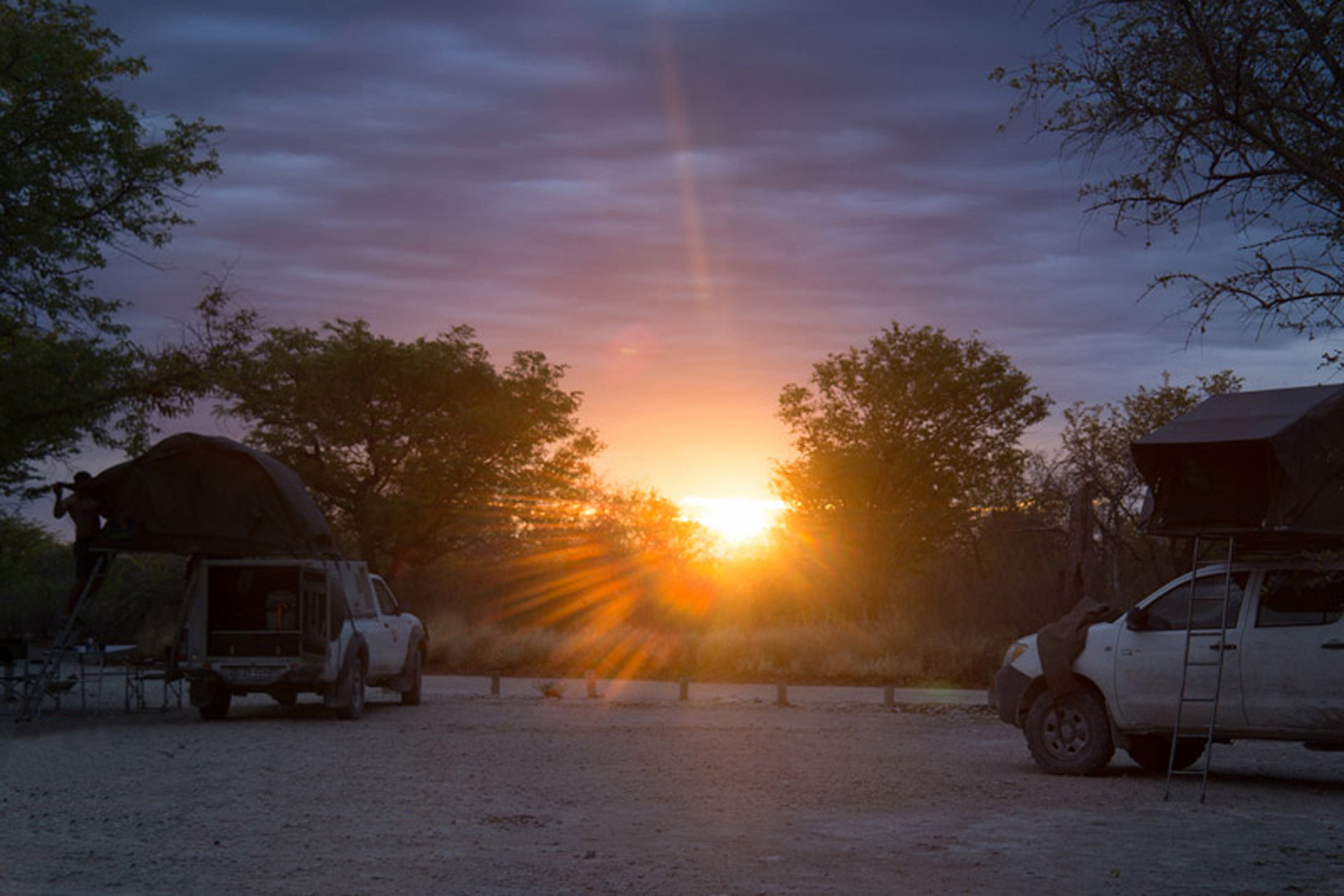 Individual Campsite Sunset
