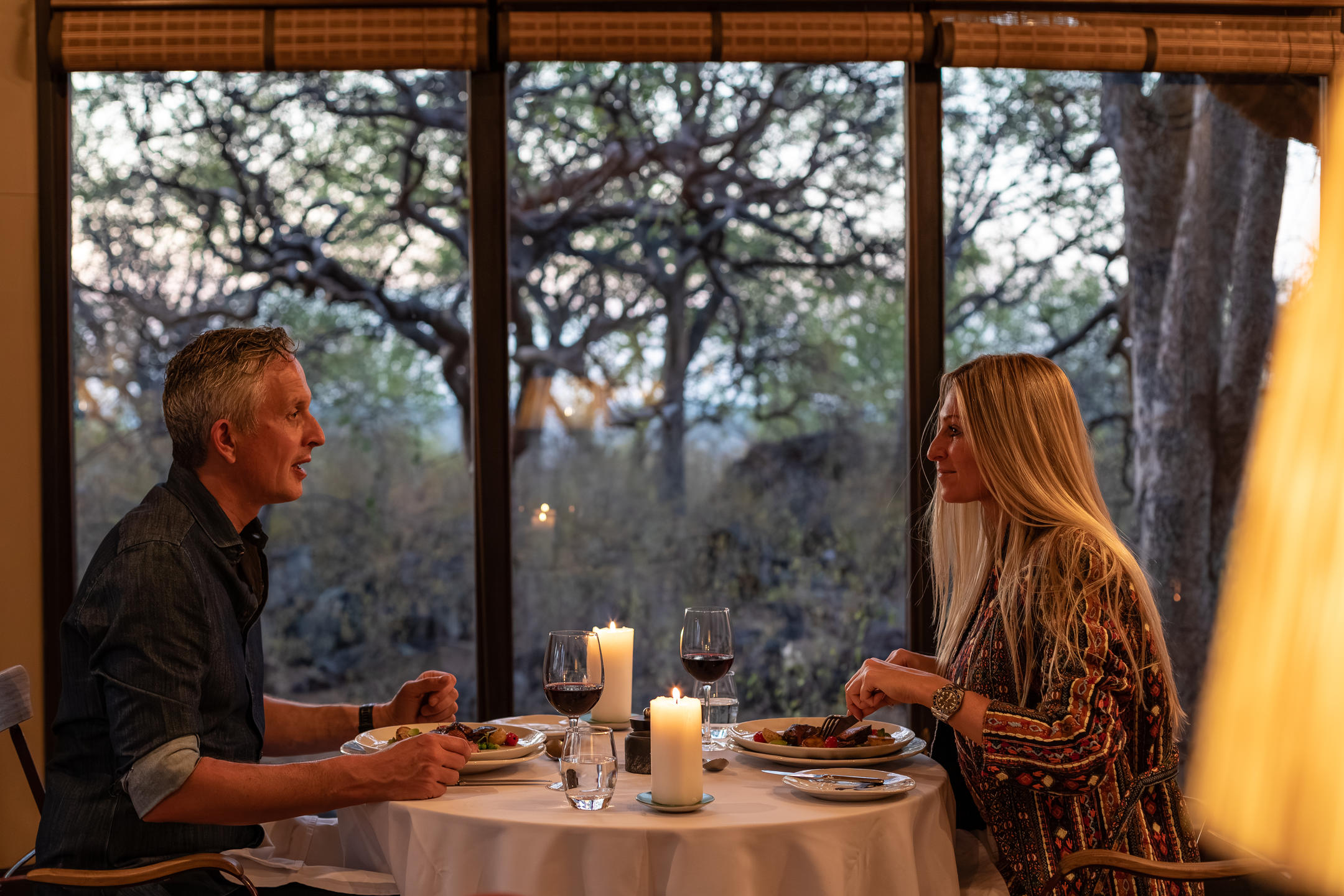 Dining at Horizin Ongava