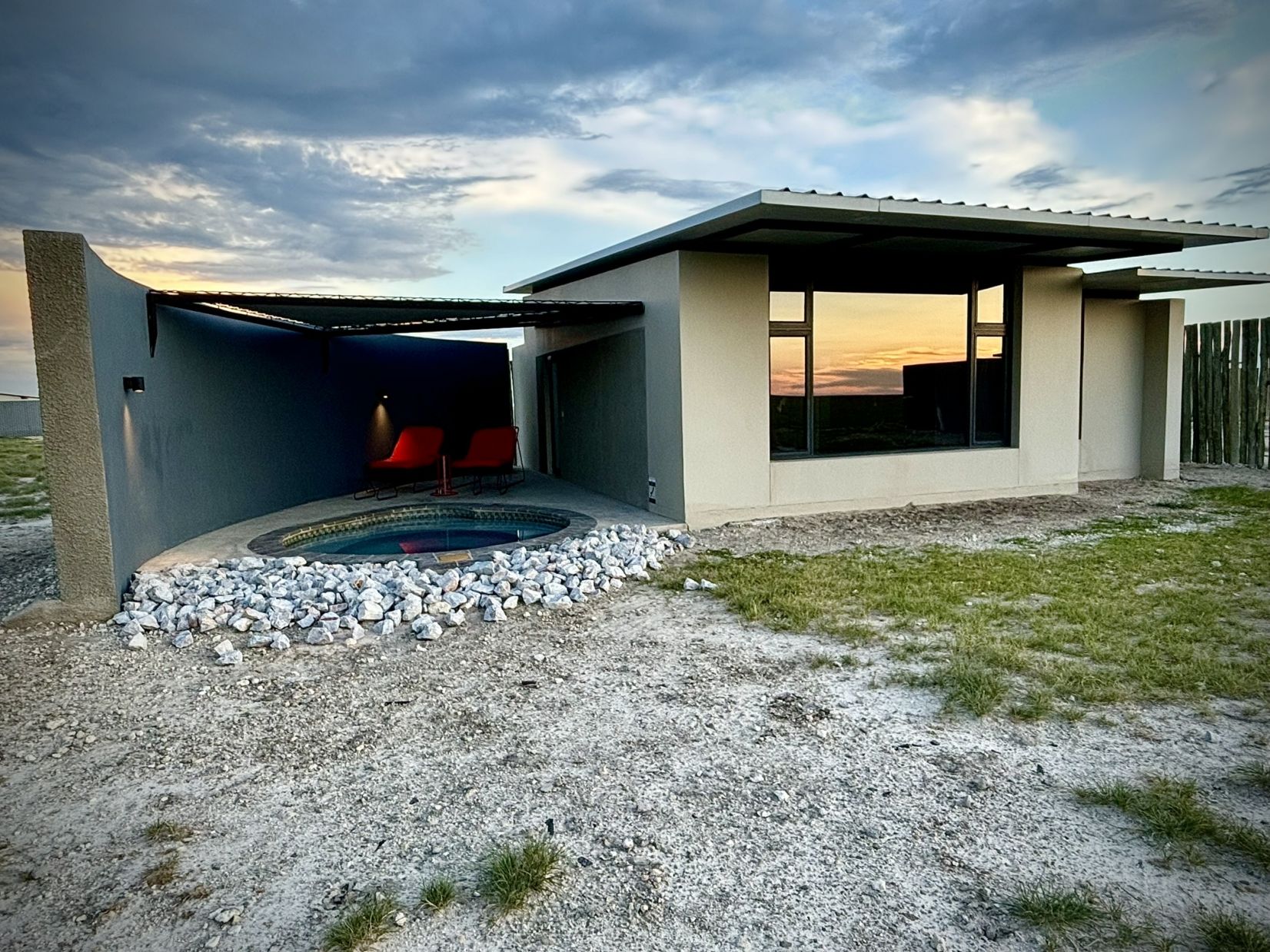 Luxurious chalet with private plunge pool at Etosha King Nehale