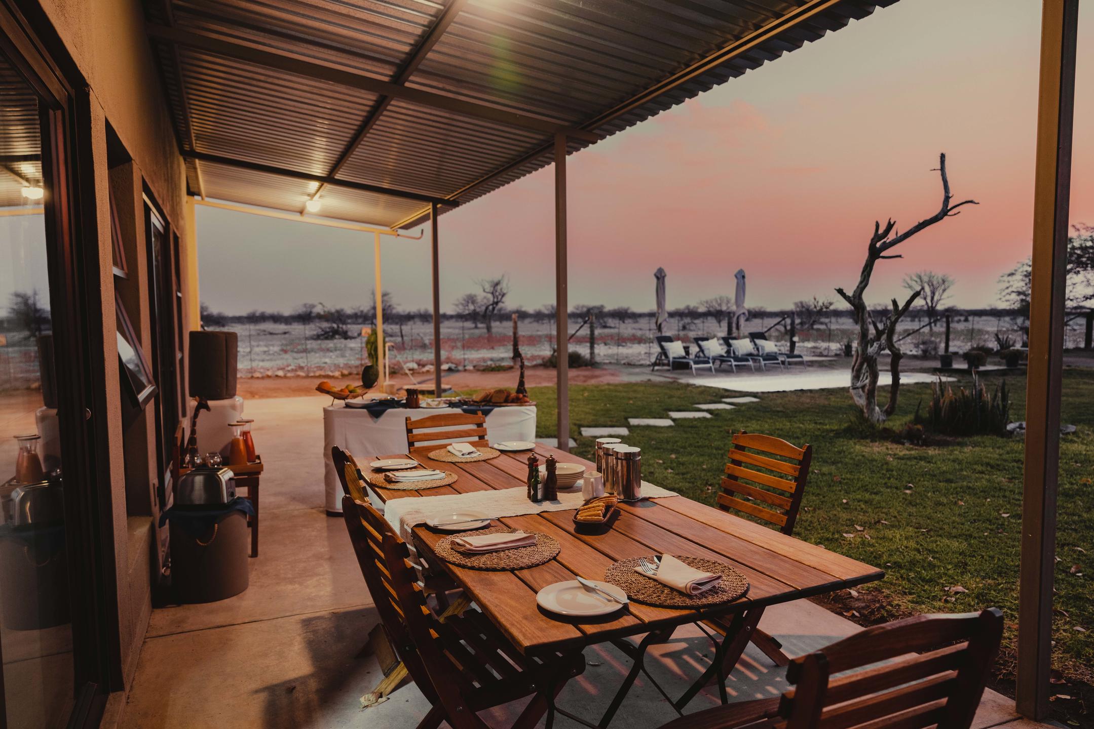 Spacious dining area for family and group meals